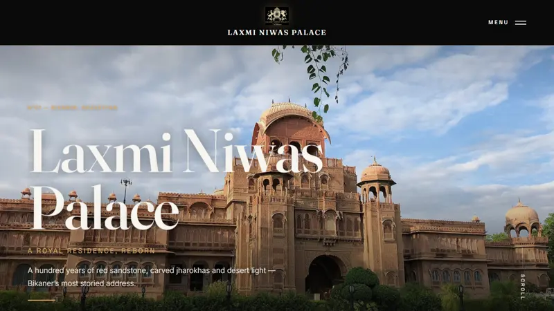 Laxmi Niwas Palace website